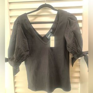 Maeve by Anthropologie V-Neck Ribbed Top